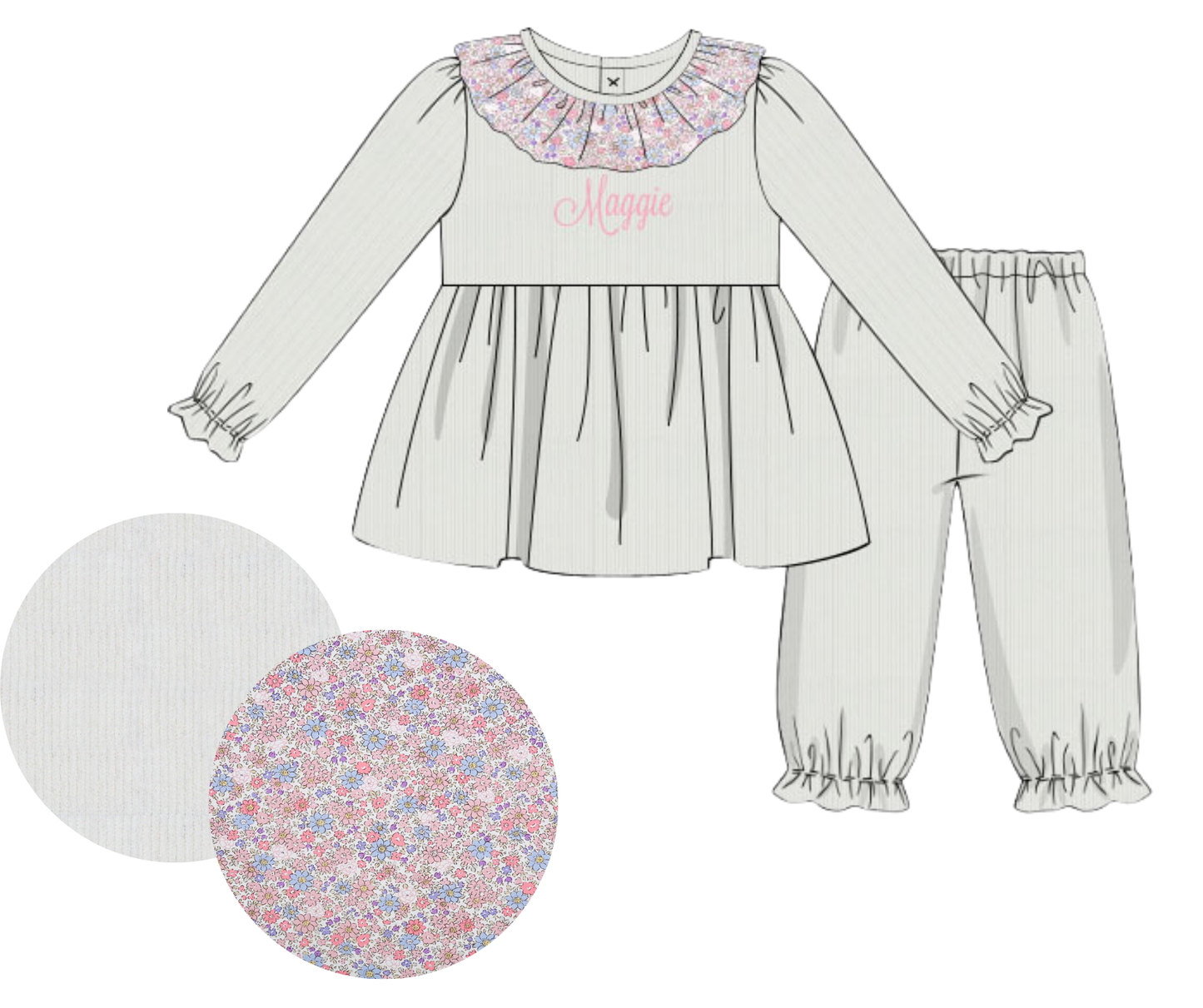 *PREORDER* Francie Floral Sweater Set