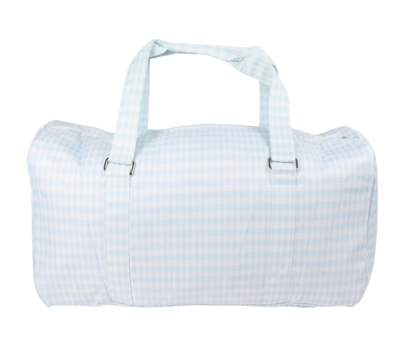 Nylon Duffle - Blue Gingham