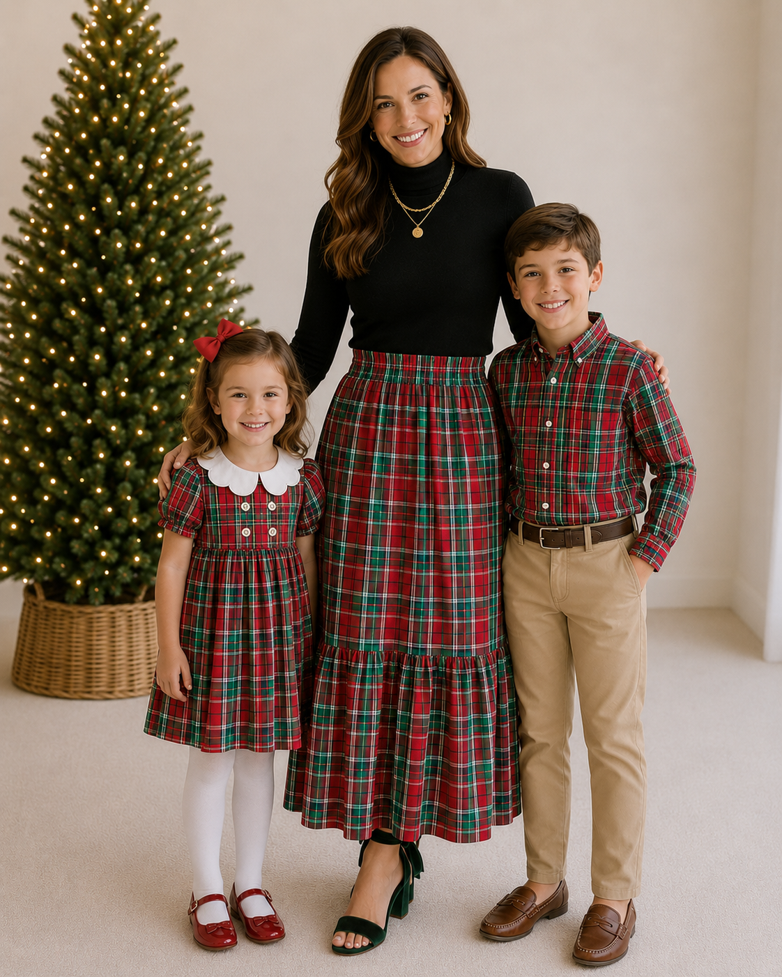*PREORDER* Yuletide Plaid - Boys Button Down