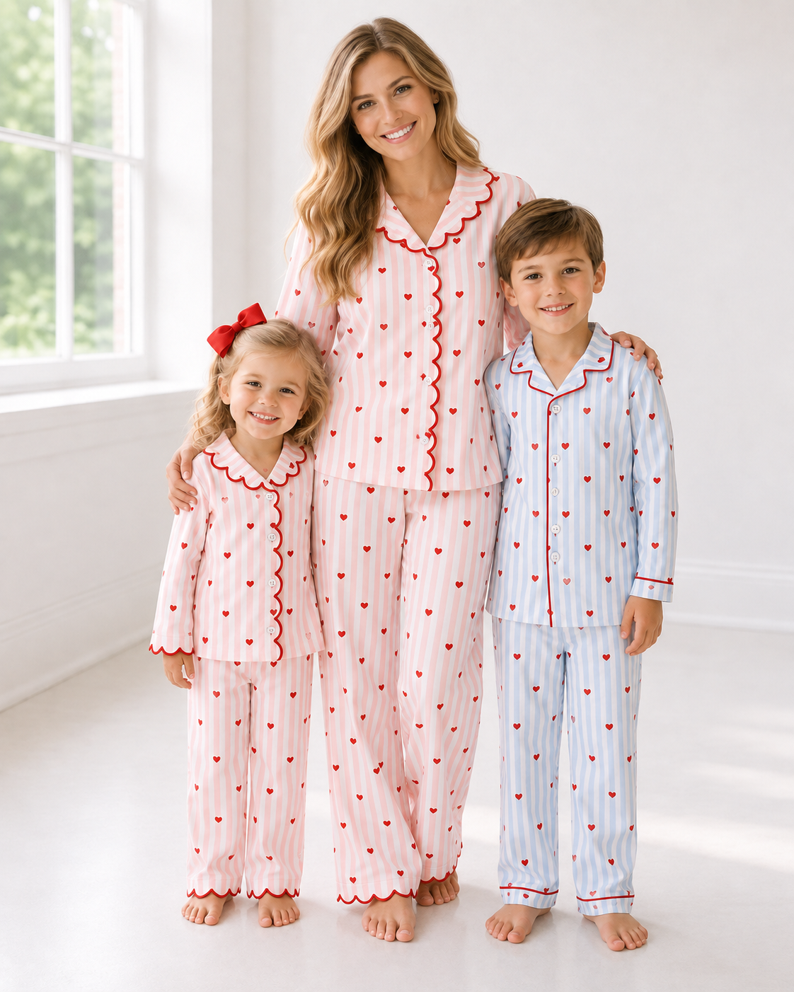 *PREORDER* Hearts & Stripes Girls Lounge Set