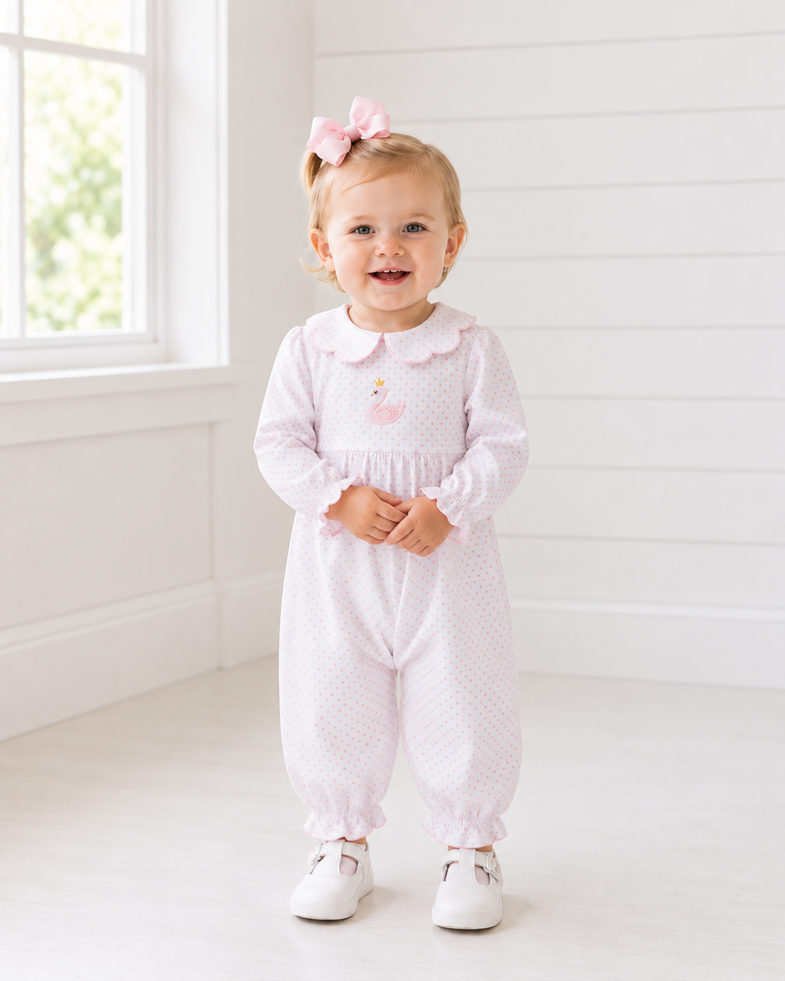 *PREORDER* Blushing Swan Girls Long Romper