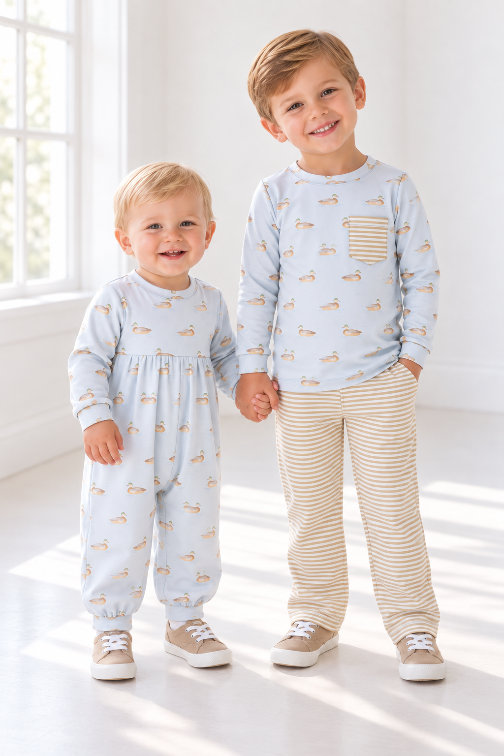 *PREORDER* Little Mallards Boys Pocket Tee Pant Set