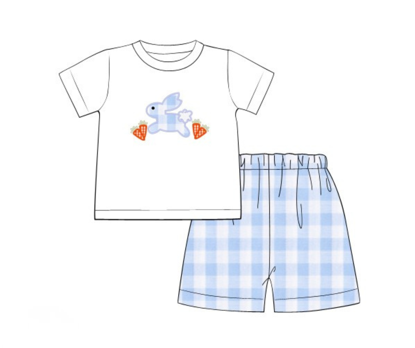 *PREORDER* Hippity Hoppity Boys Short Set