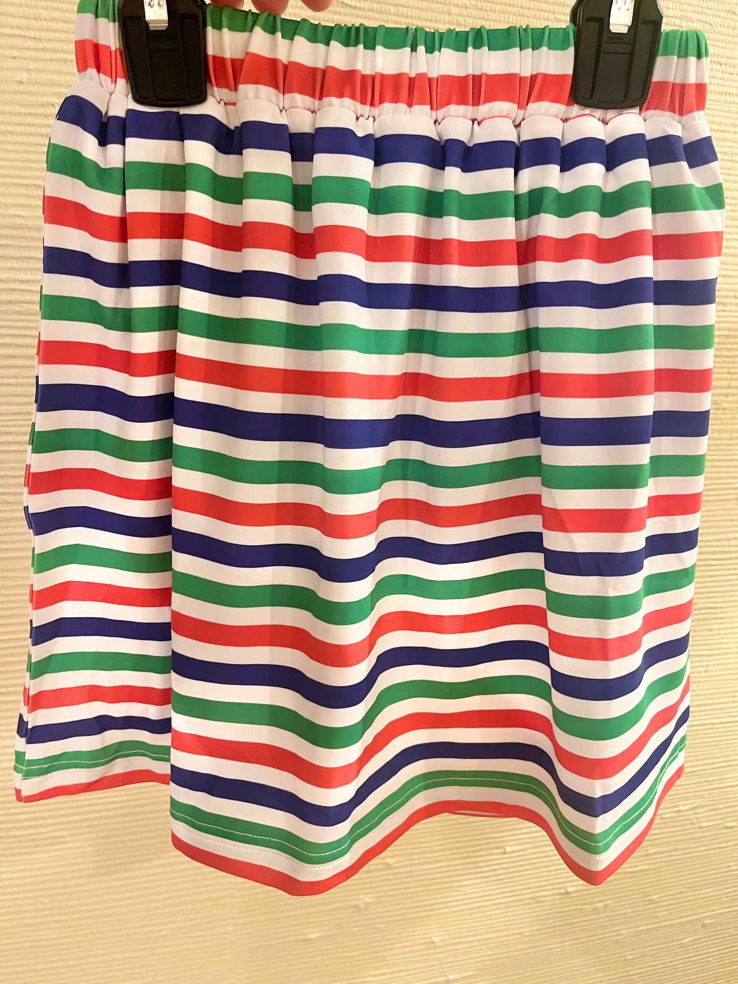Proper Primary Stripe Girls Skort