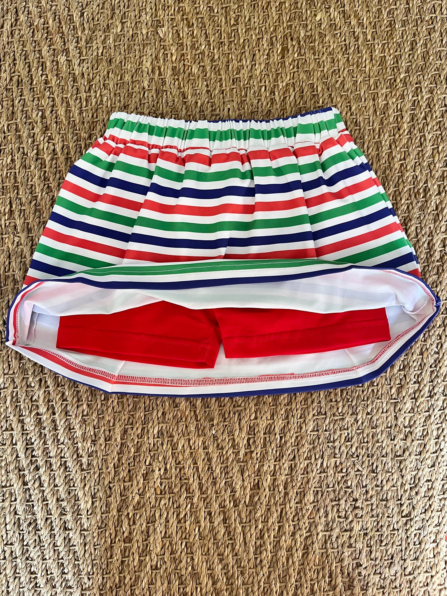Proper Primary Stripe Girls Skort