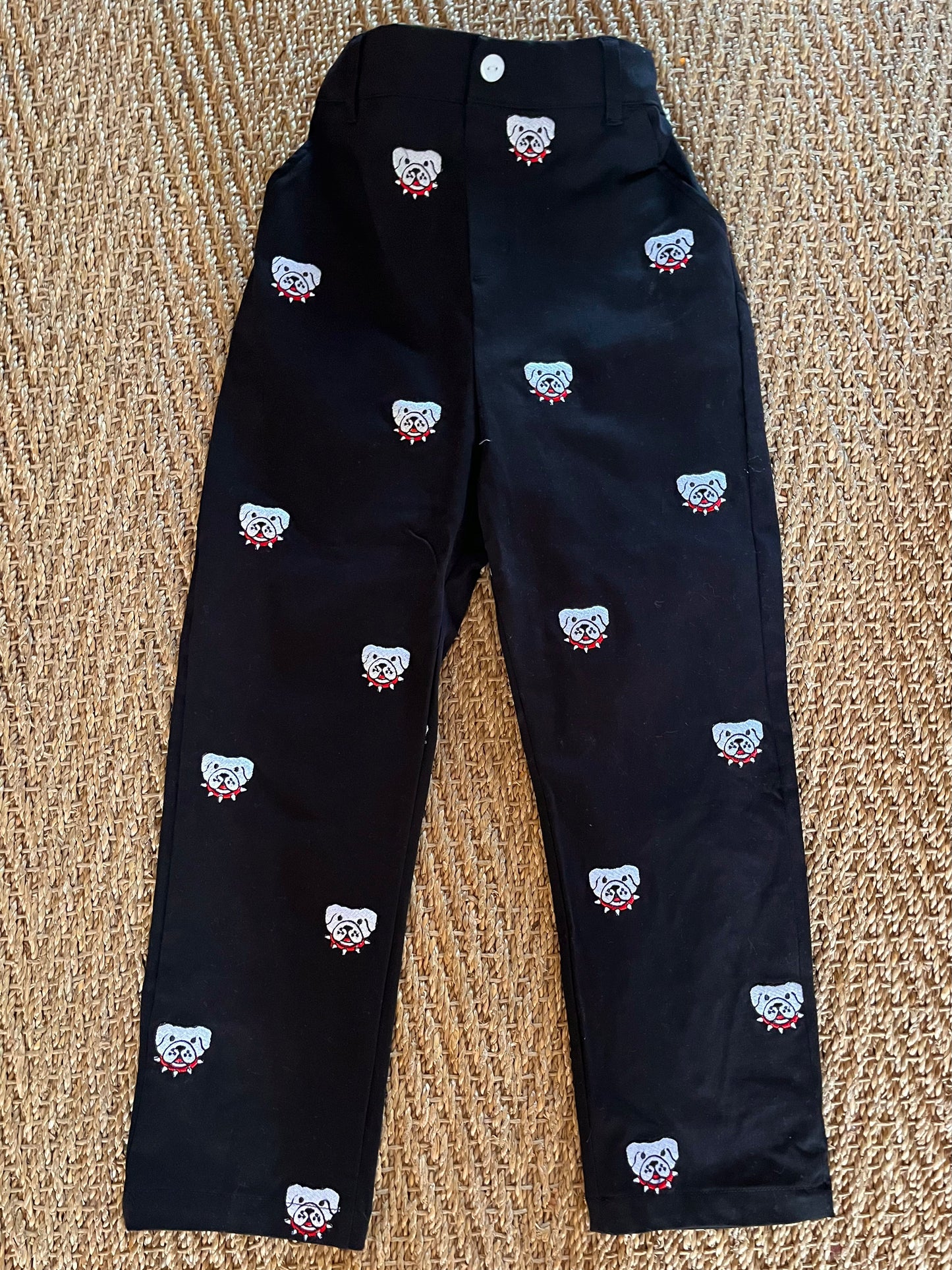Sic'Em Boys Embroidered Pants