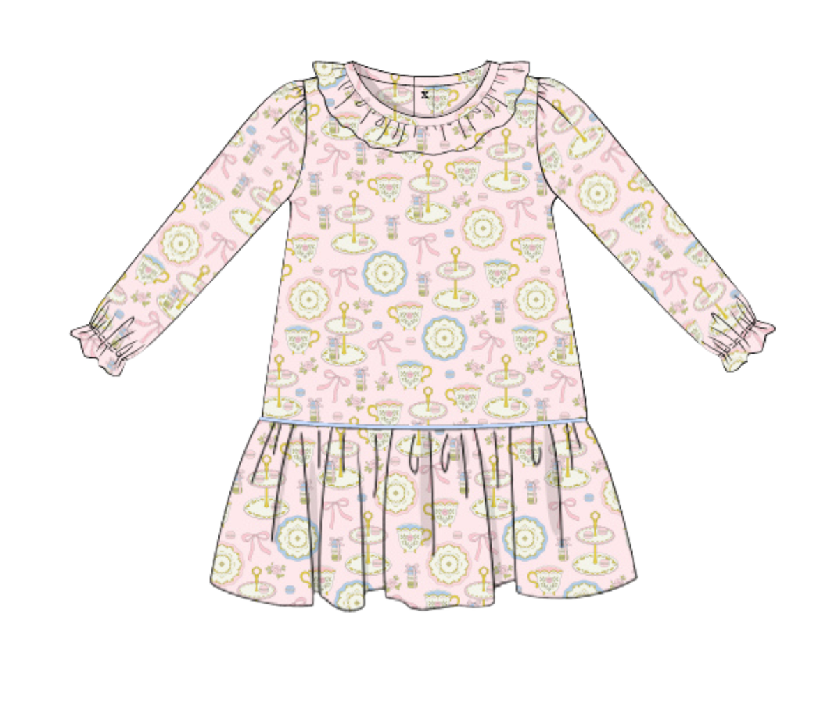 *PREORDER* Tea Time Drop Hem Dress