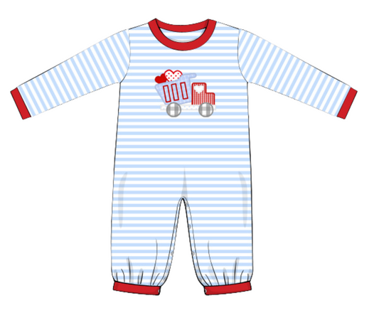 *PREORDER* Heart Hauler Boys Long Romper