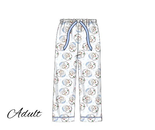 *PREORDER* Vintage Pastel Santa Adult Lounge Pants