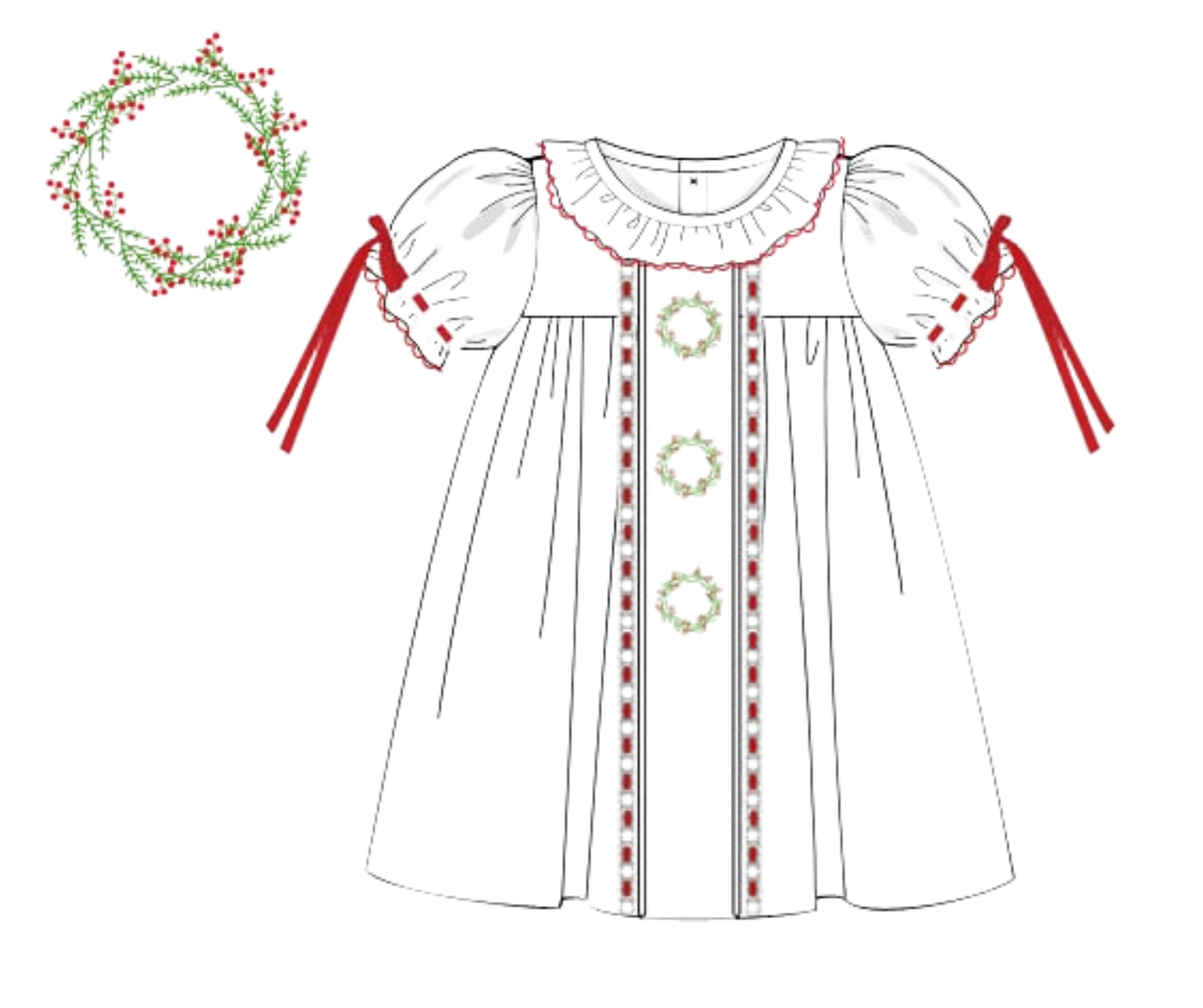*PREORDER* Holiday Keepsakes Heirloom - Girls Dress