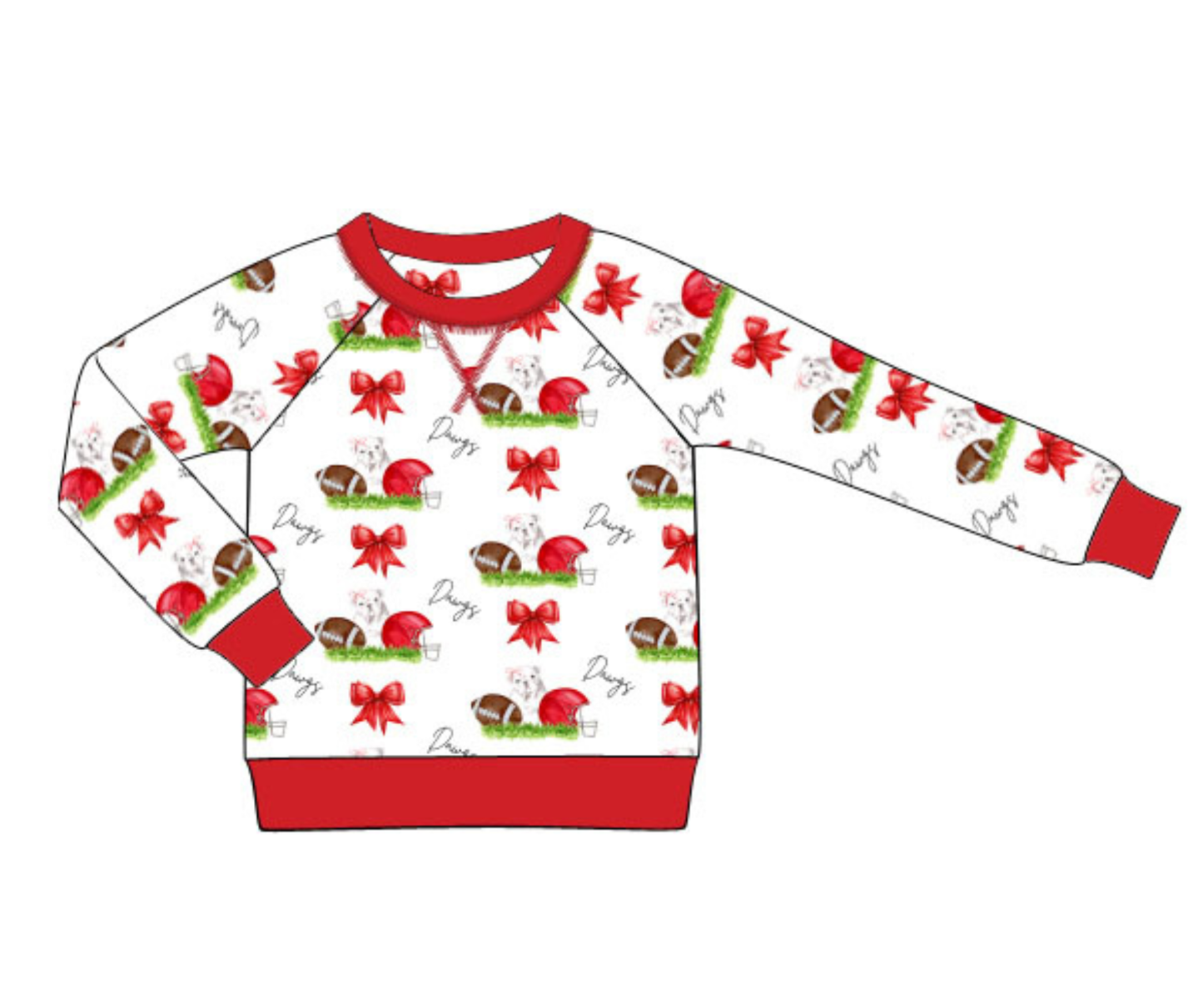 *PREORDER* Dawgs on Top Girls Crewneck