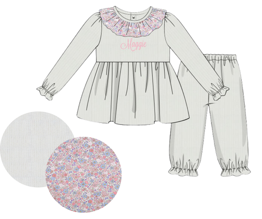 *PREORDER* Francie Floral Sweater Set