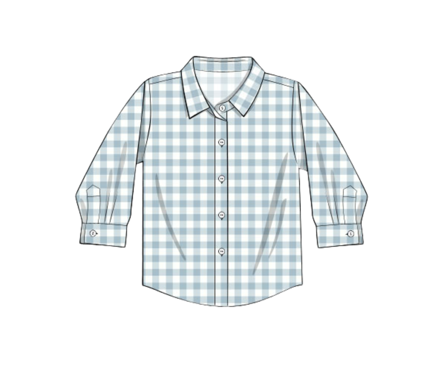 *PREORDER 19* Autumn Floral & Plaid Boys Button Down