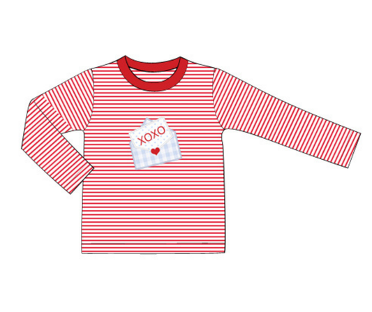 *PREORDER* XOXO Applique Boys Shirt