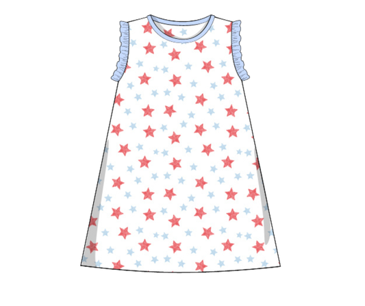 *PREORDER* Star Spangled Girls Dress