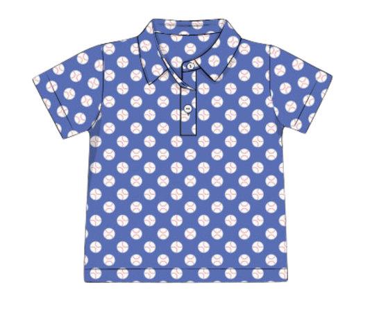 *PREORDER* Little Slugger Boys Performance Polo