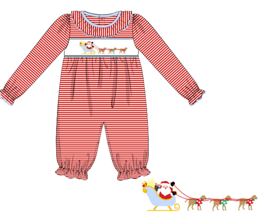 *PREORDER* Santa's PAW-fect Helpers - Girls Long Bubble