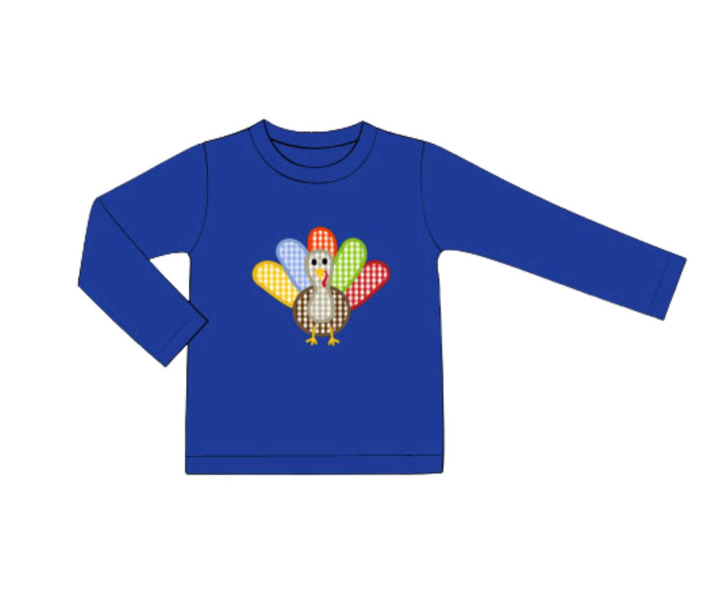 *PREORDER* Gingham Turkeys Shirt Only Option