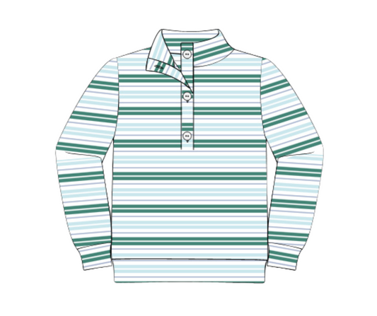 *PREORDER* Winter Whimsy Stripe Boys Pullover