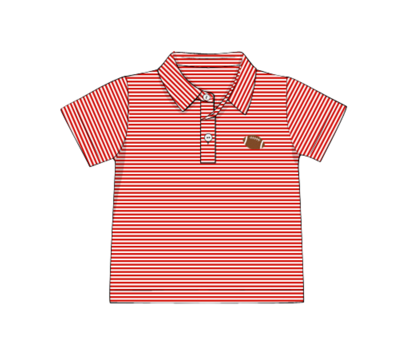 Team Spirit Boys Red Polo