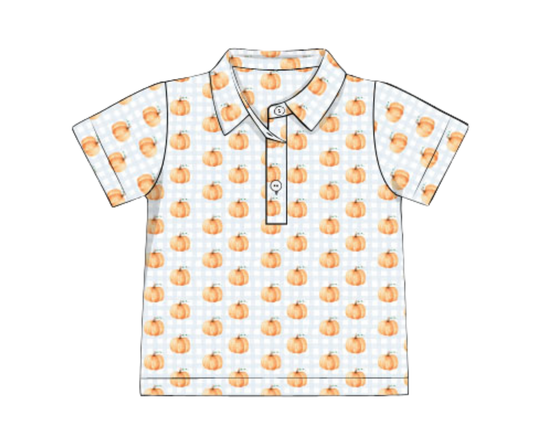 *PREORDER 19* Heirloom Pumpkins Boys Polo