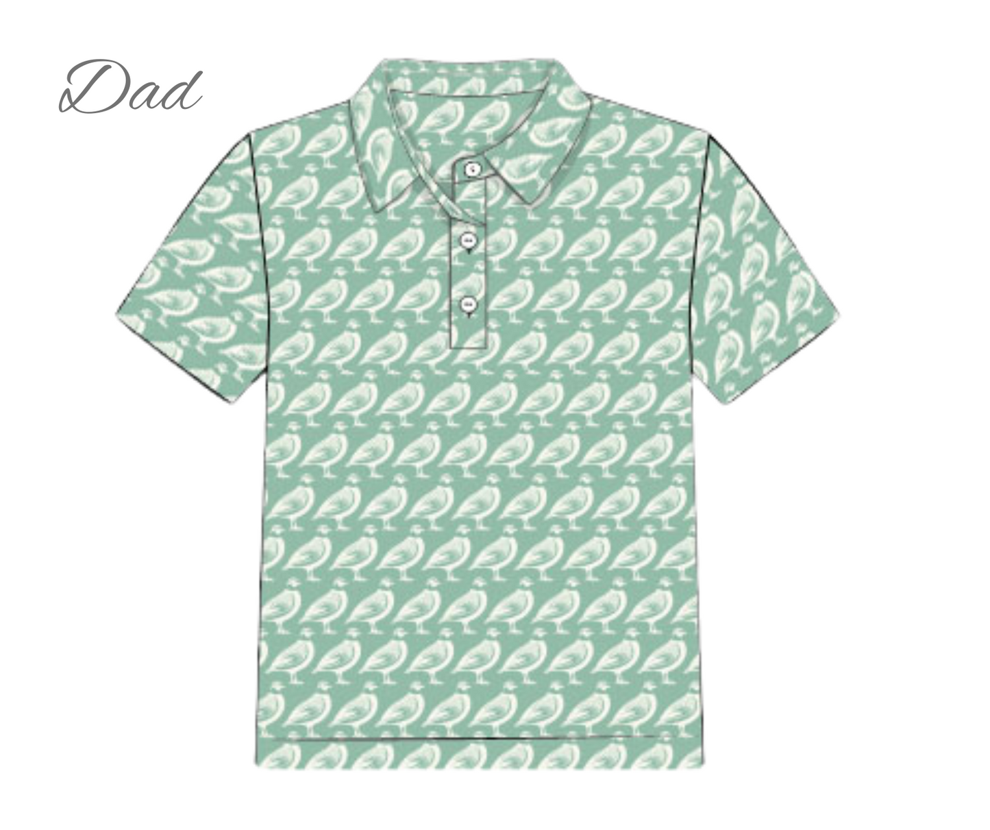 Southern Whistle Dad Performance Polo