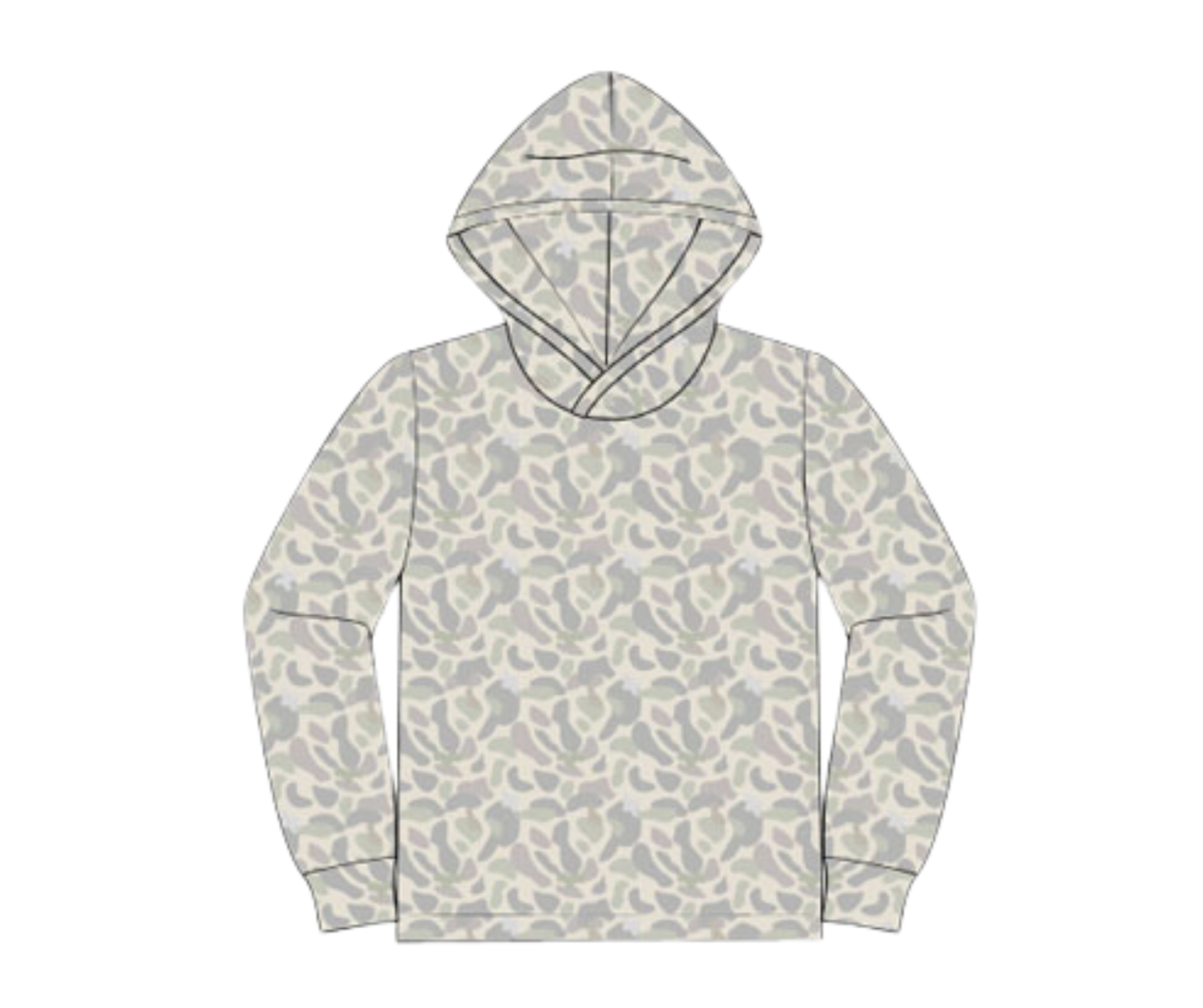 *PREORDER* VIntage Camo Hoodie Performance Shirt