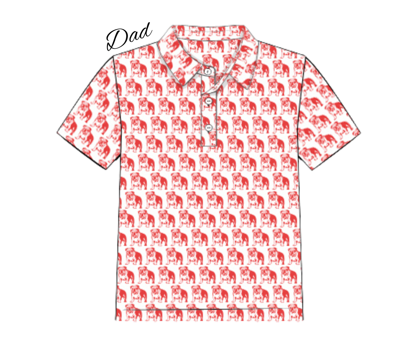 Saturday in Athens Dad Performance Polo