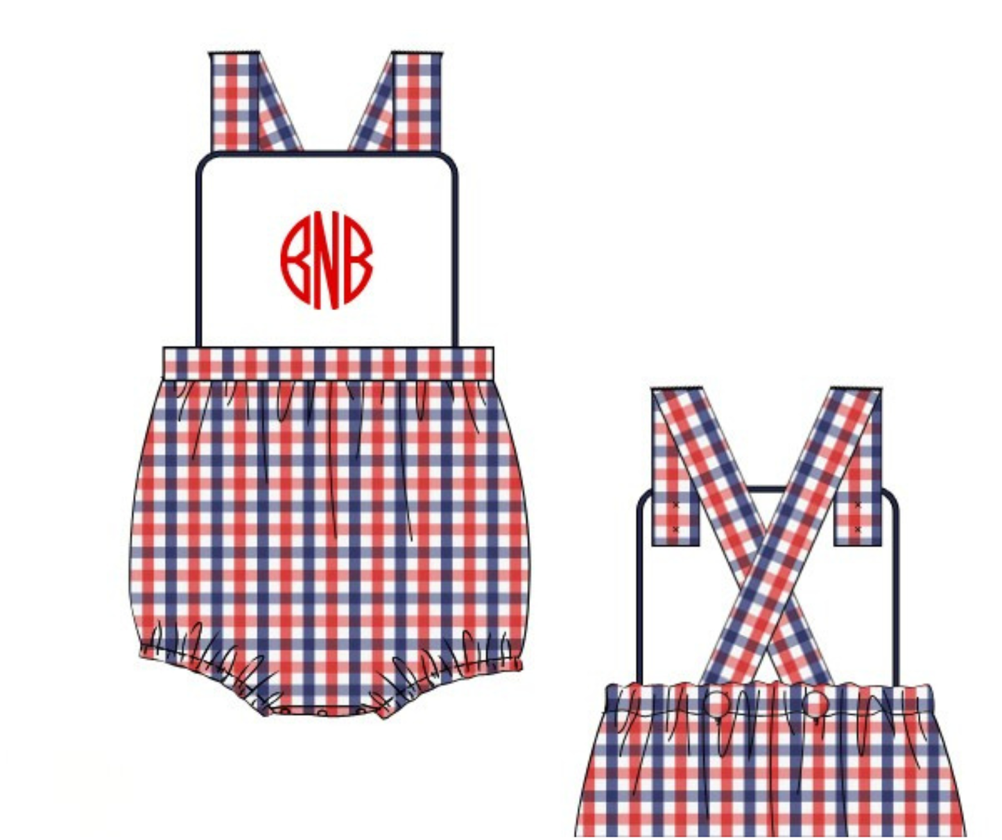 *PREORDER* Land of Liberty Boys Sunsuit