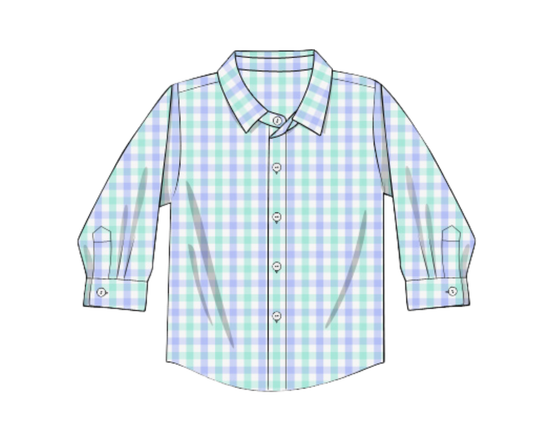 *PREORDER* Spring Plaid Button Down