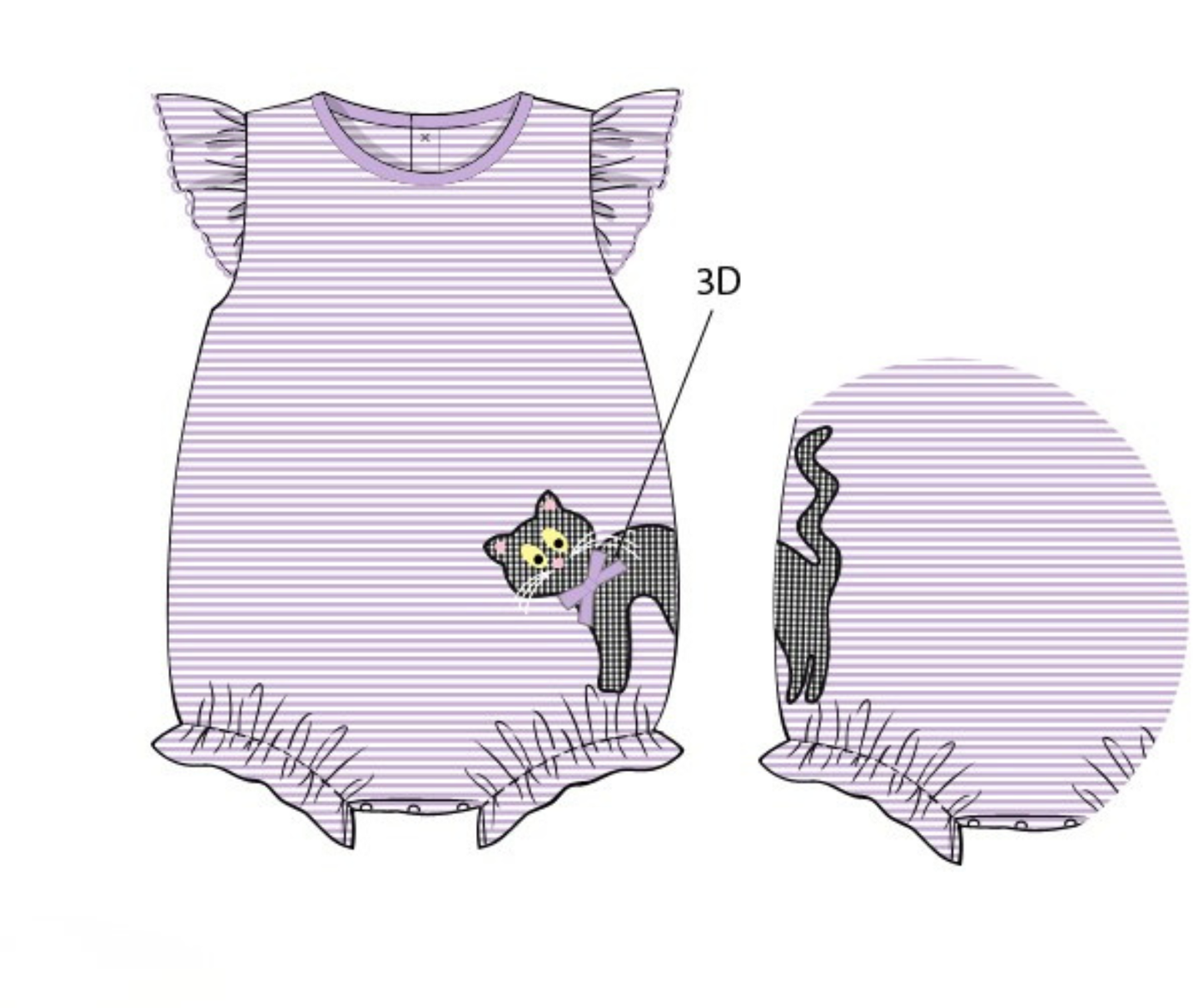*PREORDER 19* Spooky Cat Girls Bubble