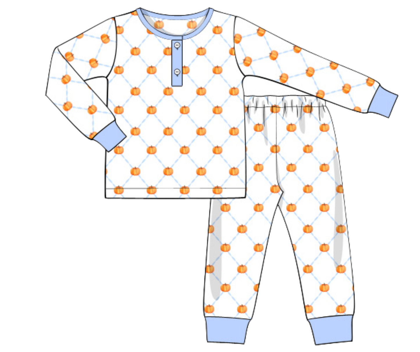 Pumpkin Patch Dreams Boy Lounge Set