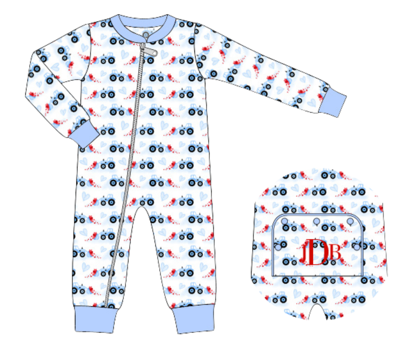 *PREORDER* Loads of Love Boys Zippy Longe