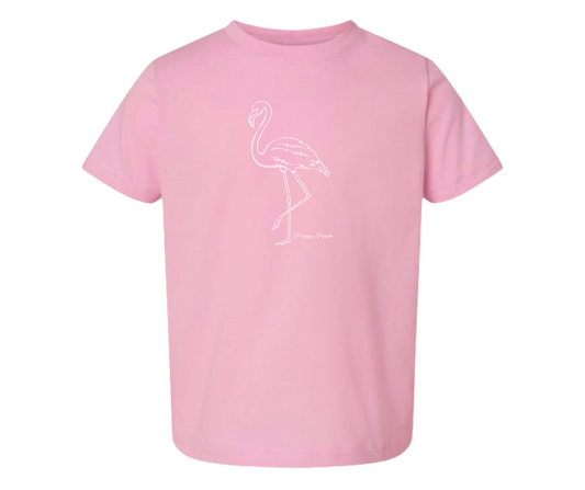 Short Sleeve Everyday Tee: Flamingo