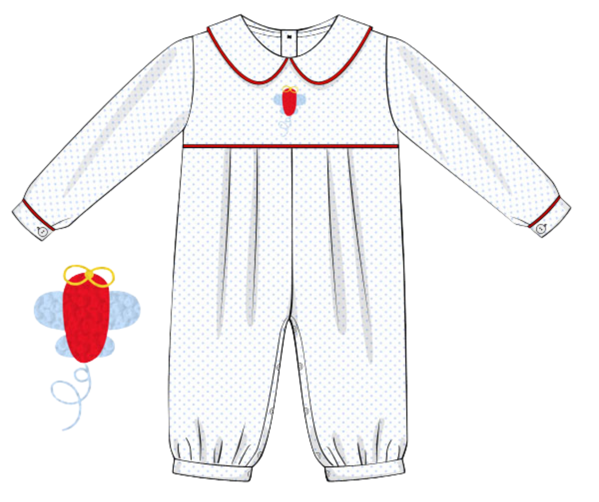 *PREORDER* Soaring Skies Boys Long Romper