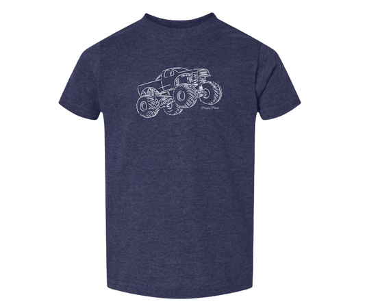 Short Sleeve Everyday Tee: Monster Truck