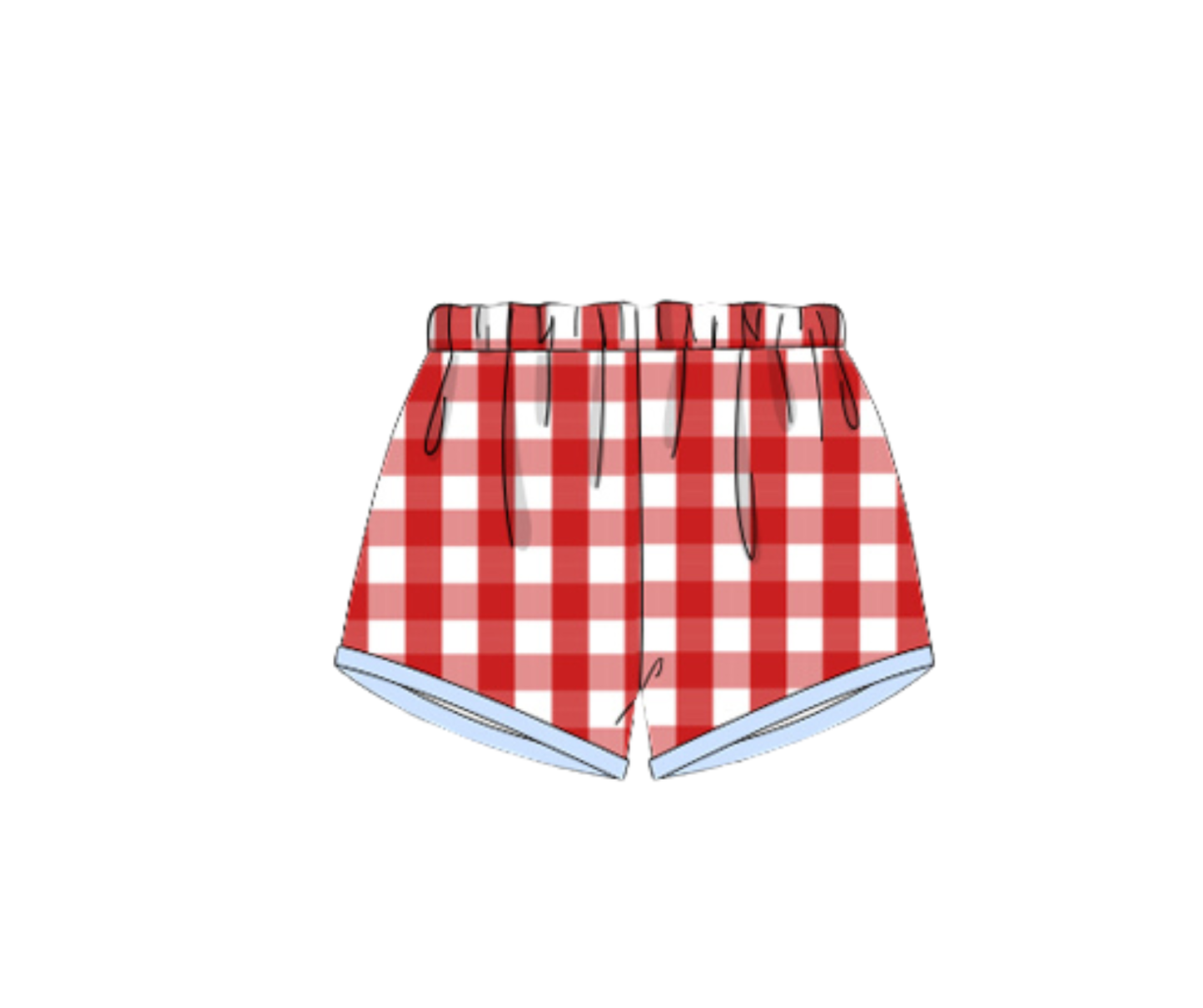 *PREORDER* Americana Check Boys Shorts