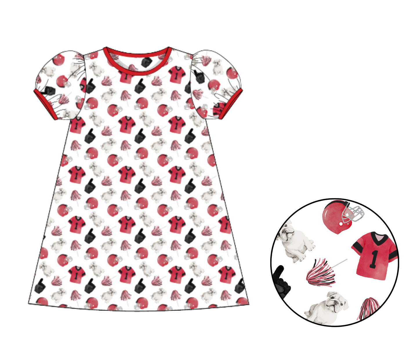 *PREORDER* Hunker Down Play Dress