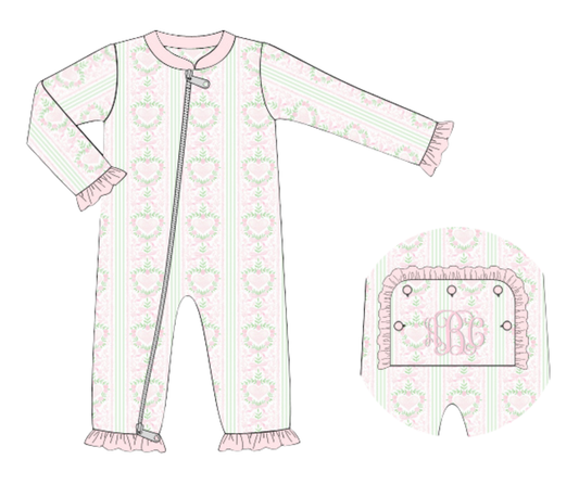 *PREORDER* Hearts & Vines Girls Zippy Lounge