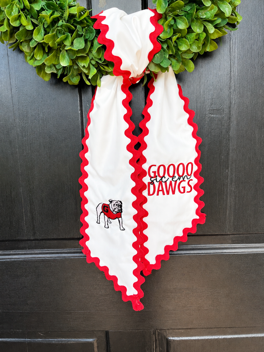 UGA Wreath Sash