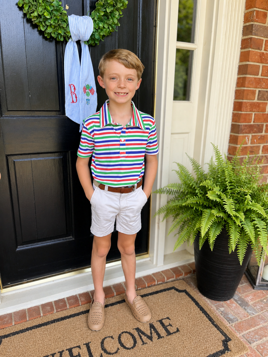 Proper Primary Stripe Polo