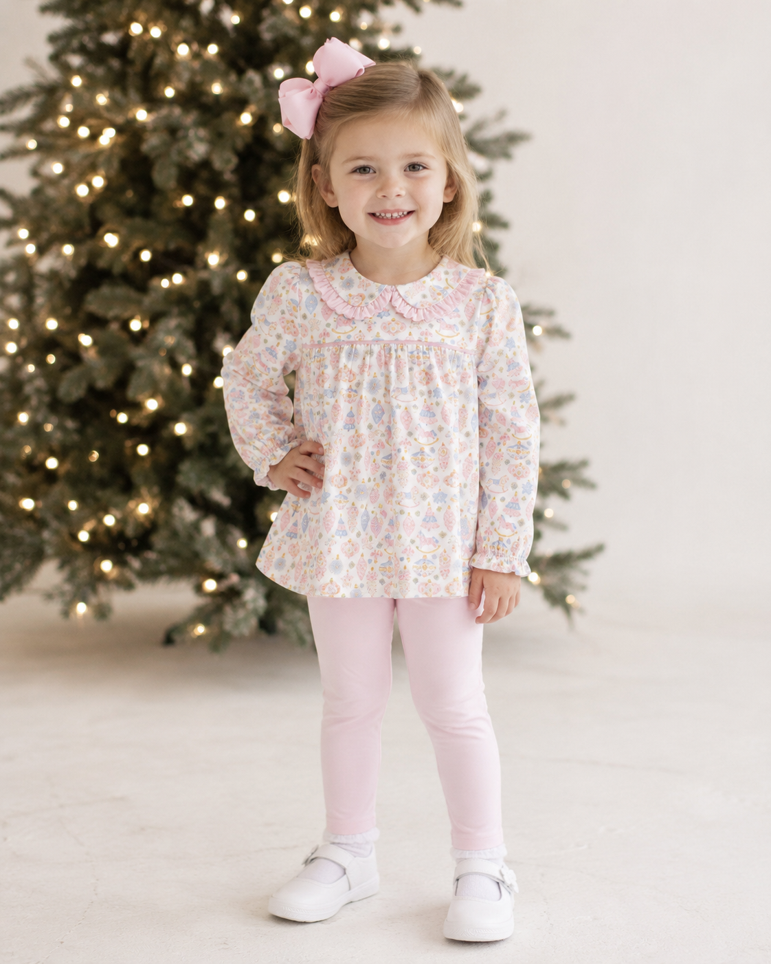 *PREORDER* Merry & Pink - Girls Legging Set