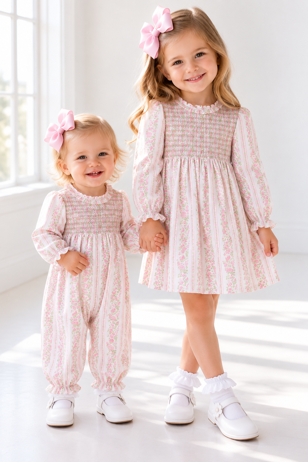 *PREORDER* Sweetheart Trellis Girls Long Bubble