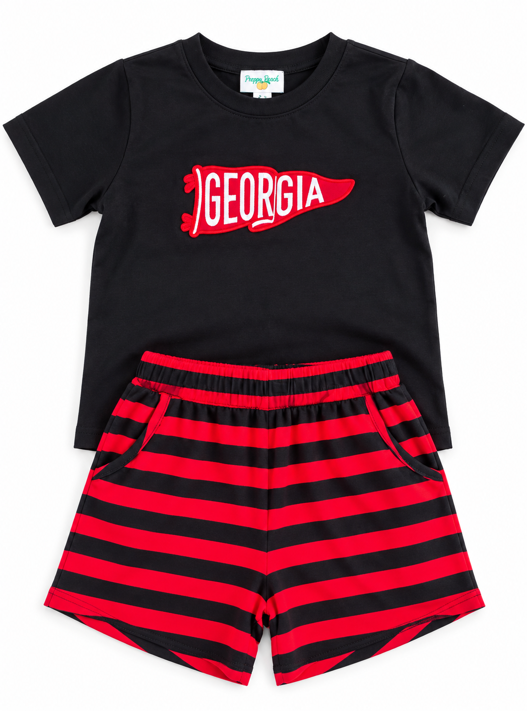 Georgia Spirit Flag Boy Short Set