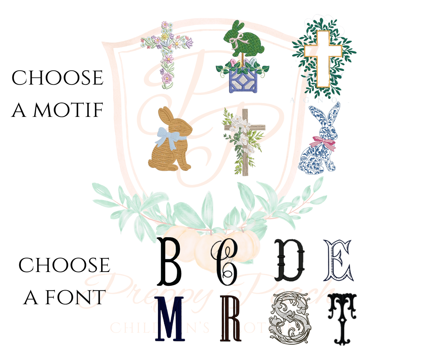 Custom Easter Wreath Sash