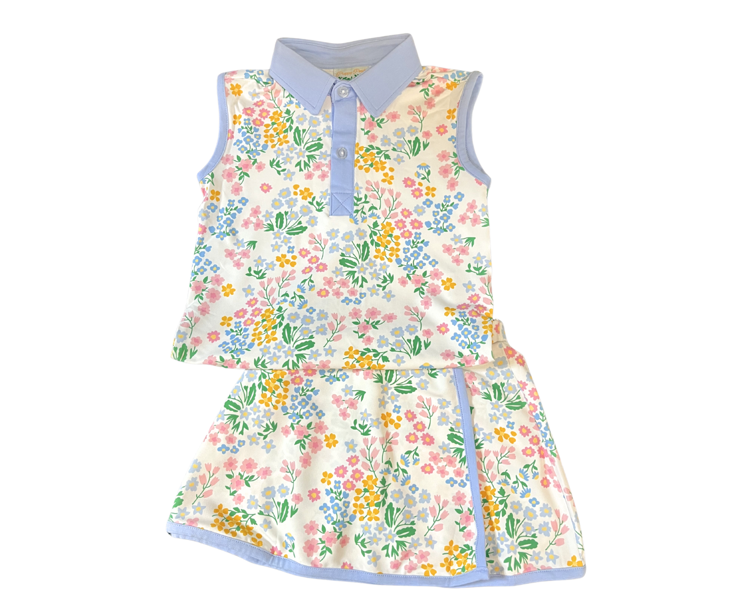 *SUMMER SALE* Harper Floral Girls Skort Set