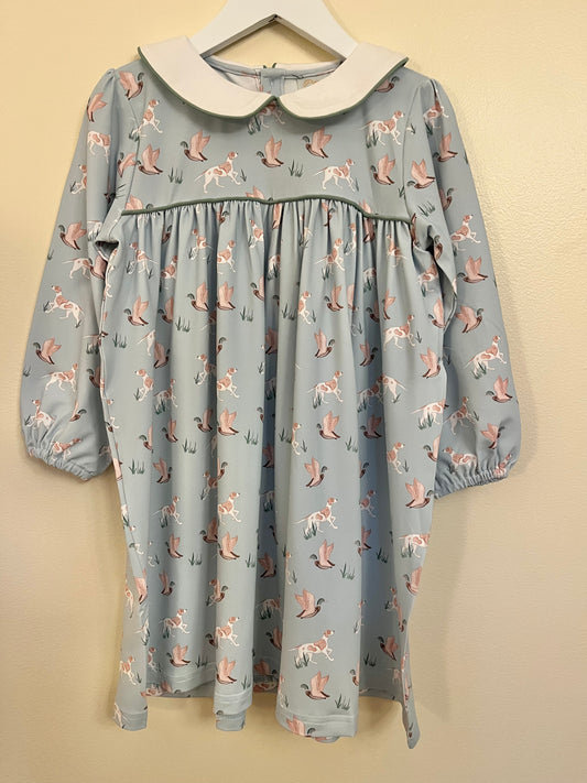 Duck & Dog Girls Long Sleeve Dress