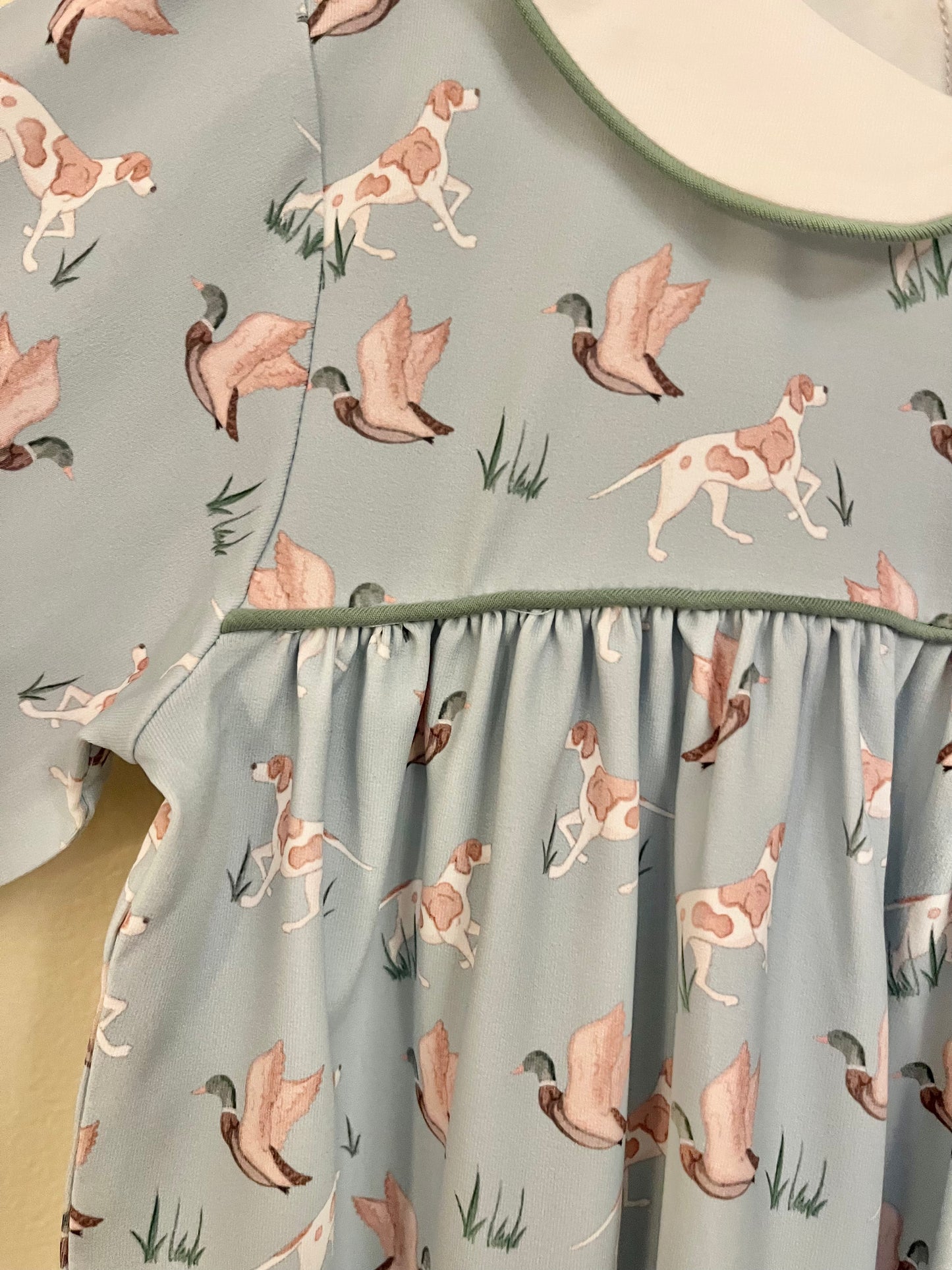 Duck & Dog Girls Long Sleeve Dress