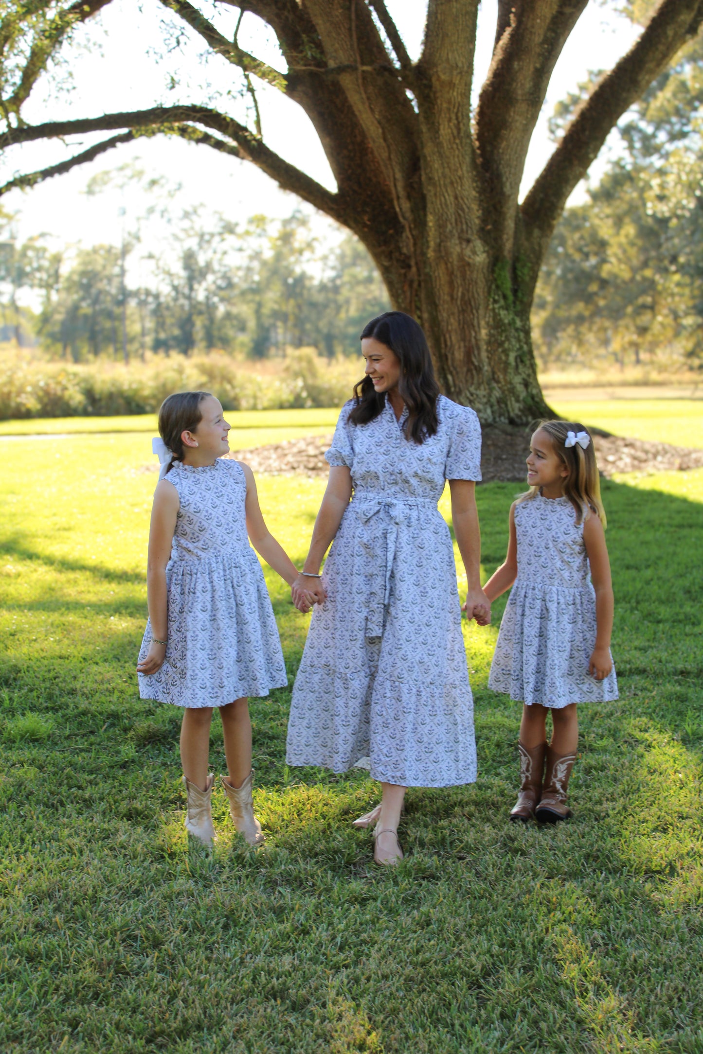 Block Trellis Mom Dress