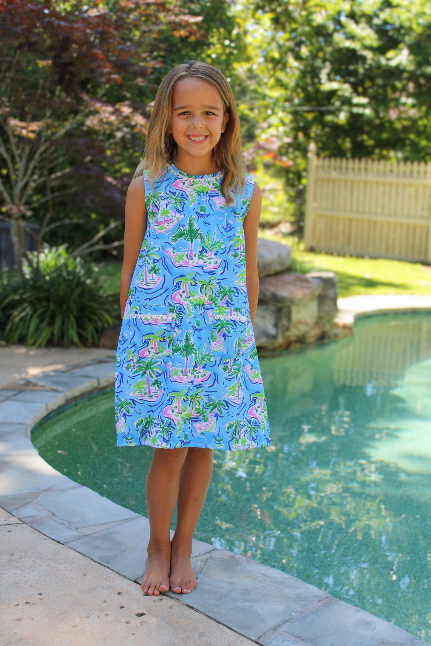 Island Escape Girls Shift Dress